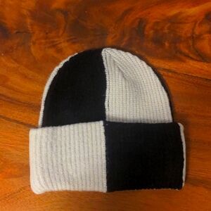 Grey and Black Two Tone Beanie